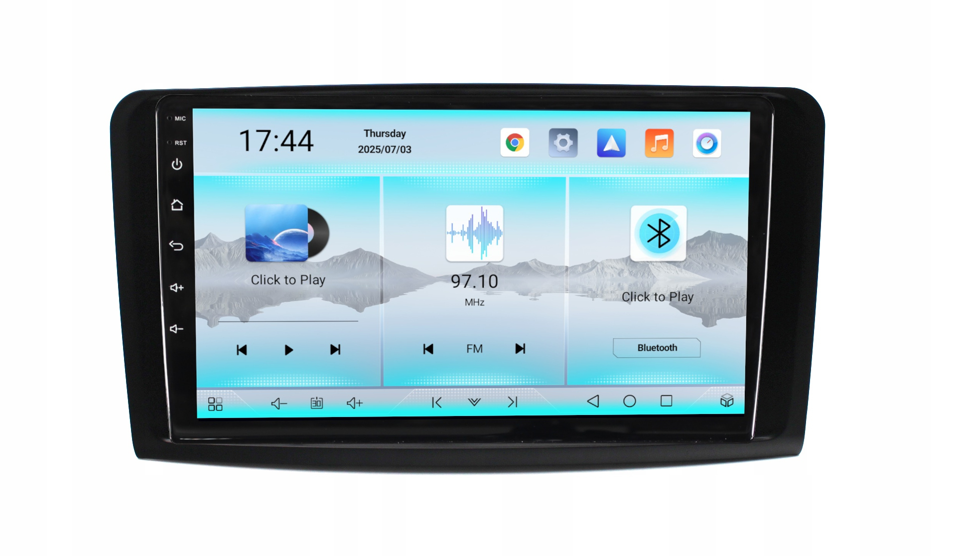 Radio Samochodowe z nawigacją Gps dotykowe Android Mercedes ML W164 64GB
