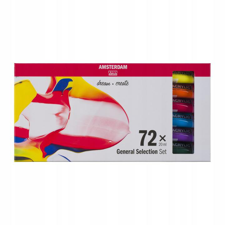 Zestaw Farb Akrylowych Amsterdam 72x20ml