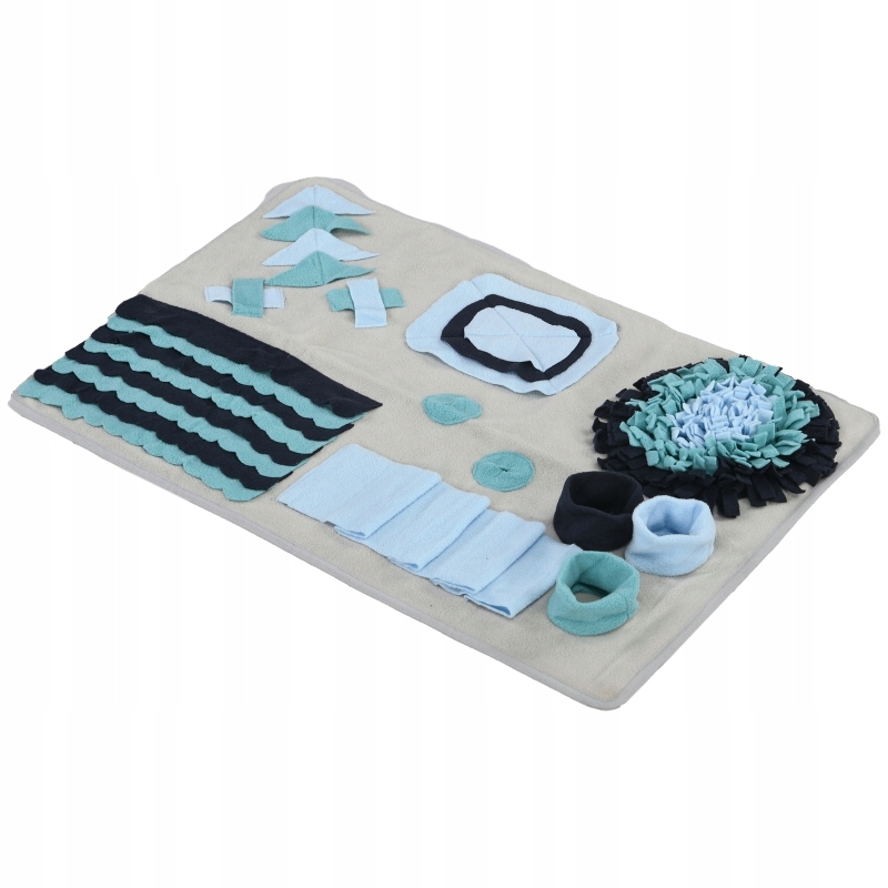 Čichací podložka pro psy, barevná čichací podložka, tréninková podložka pro pomalé krmení