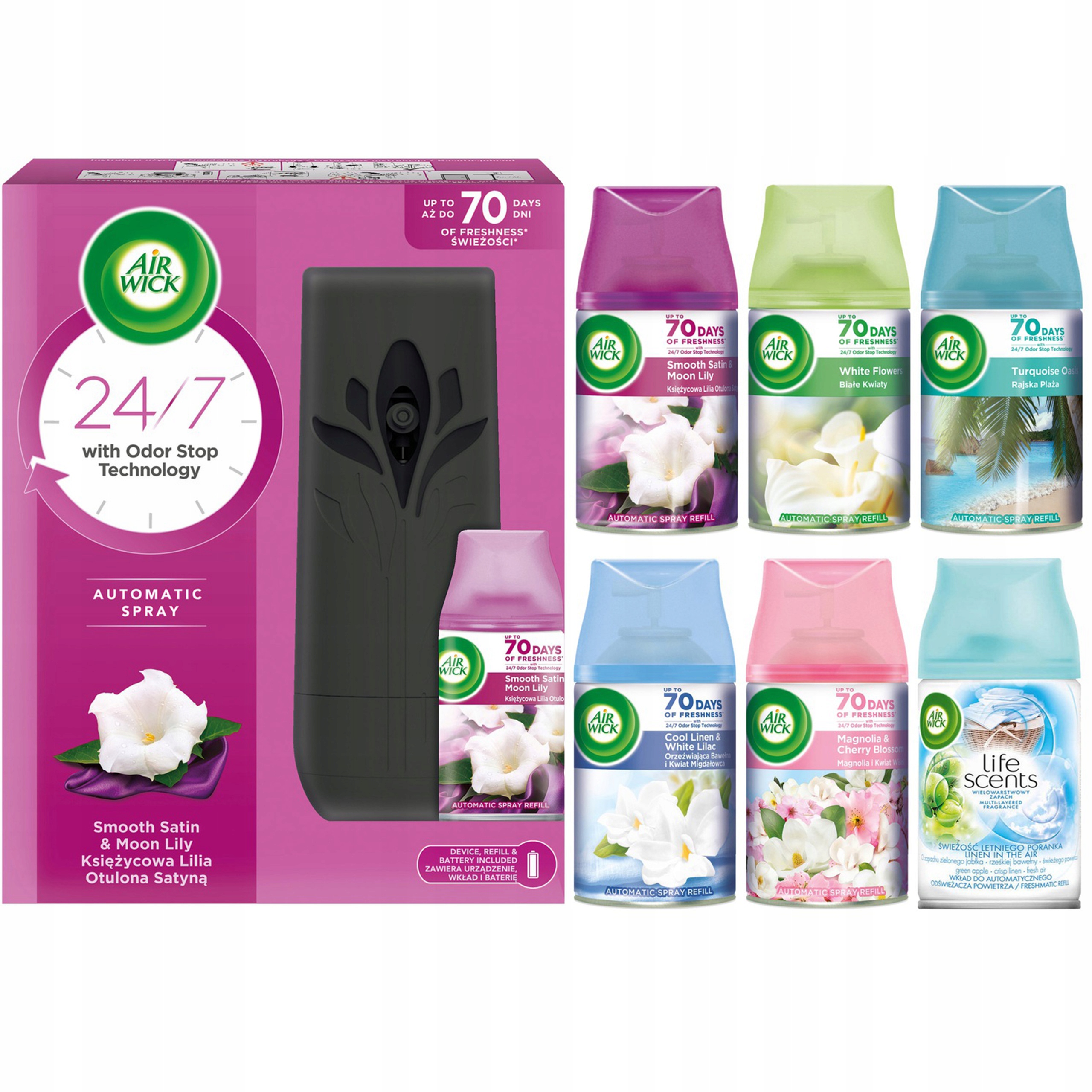 

Air Wick Freshmatic Księżycowa Lilia 7 wkładów