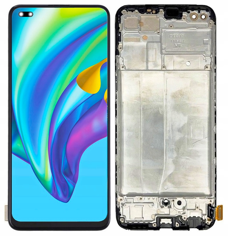 InCell Do Oppo Reno 4 Lite LCD displej Obrazovka Rámeček