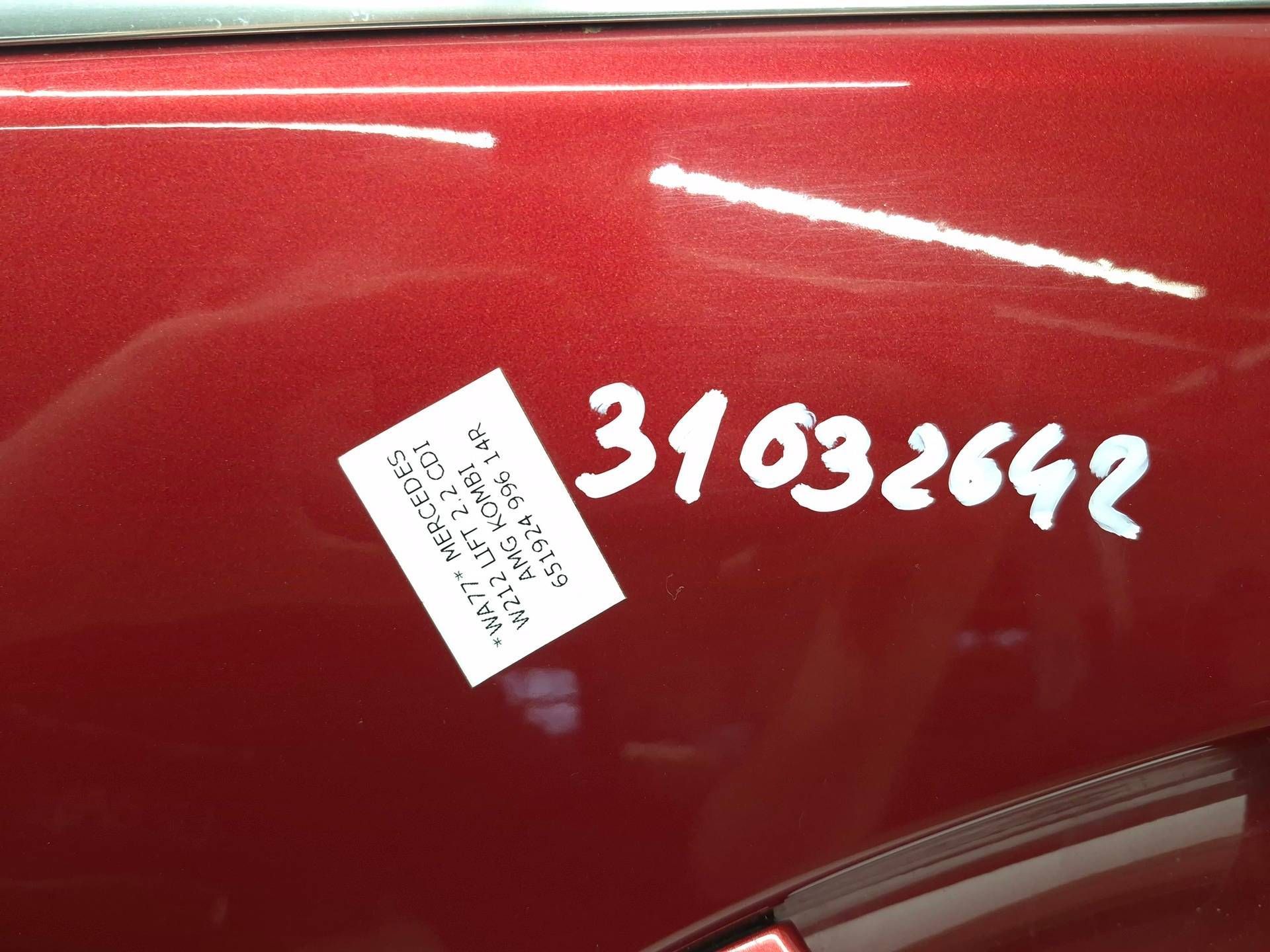 door left front left front MERCEDES E W212 LIFT LAKIER 996