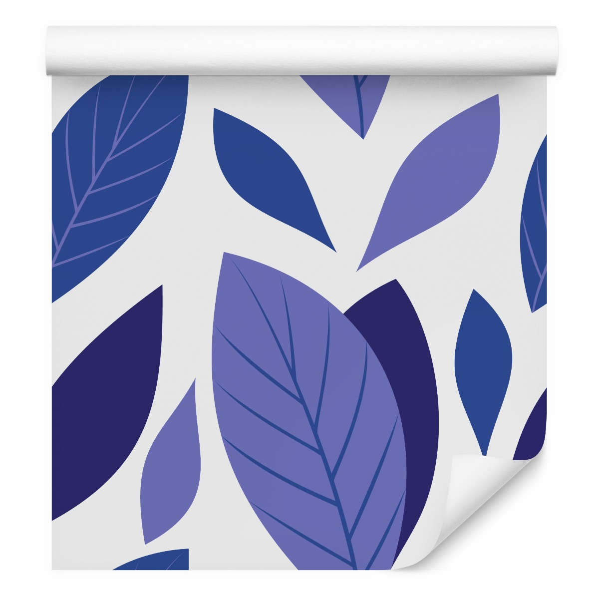 Tapeta do ložnice malované listy Natura příroda