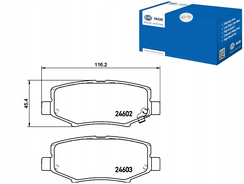 КОЛОДКИ ГАЛЬМІВНЕ HELLA PAGID8003776aa K 37698