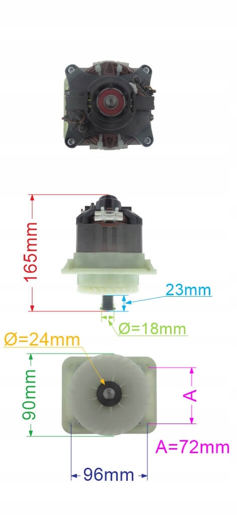 SILNIK DO KOSIARKI 1800W LIDER HANDY STIGA HECHT Typ silnik