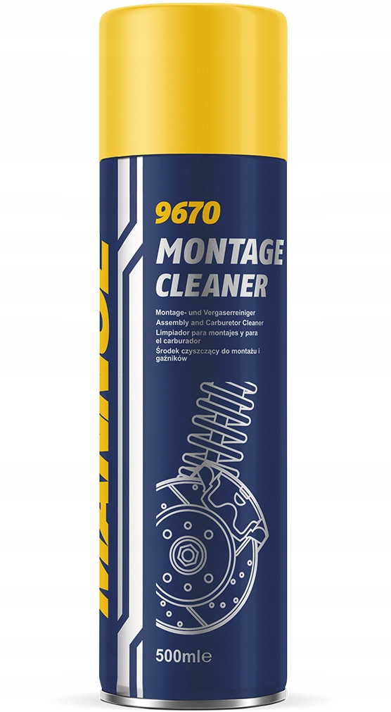 Zmywacz Odtłuszczacz Hamulcowy Wielozadaniowy Mannol Montage Cleaner 500 ml