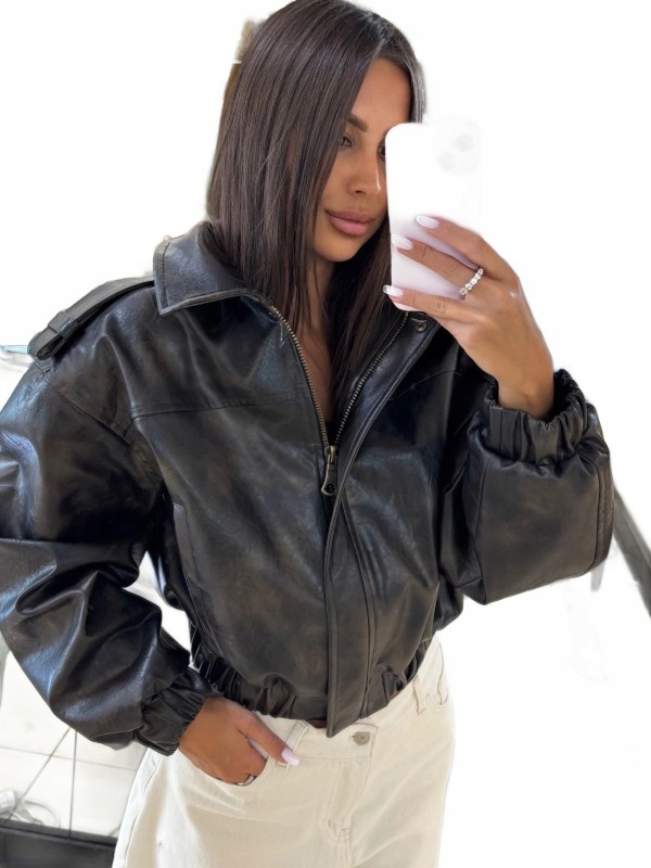 Emo Bunda Eko Kůže Vintage Matná Černá/hnědá Univerzální