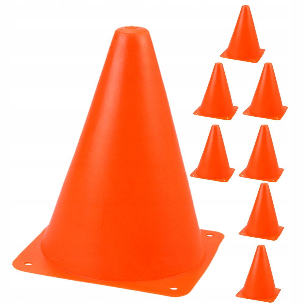 8 STOŻKÓW TRENINGOWYCH DO PIŁKI NOŻNEJ ĆWICZ PRECYZJĘ I ZWINNOŚĆ Marka bez marki