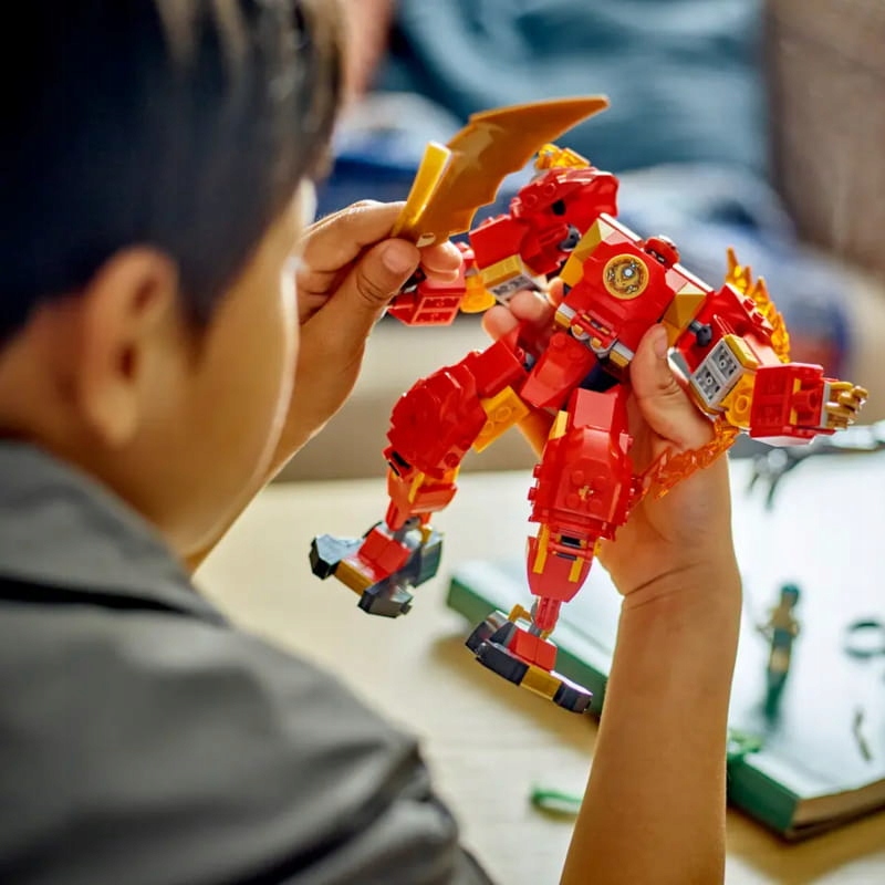LEGO NINJAGO MECH ŻYWIOŁU OGNIA KAIA. KLOCKI LEGO 322 ELEMENTY. WIEK +7 Marka LEGO