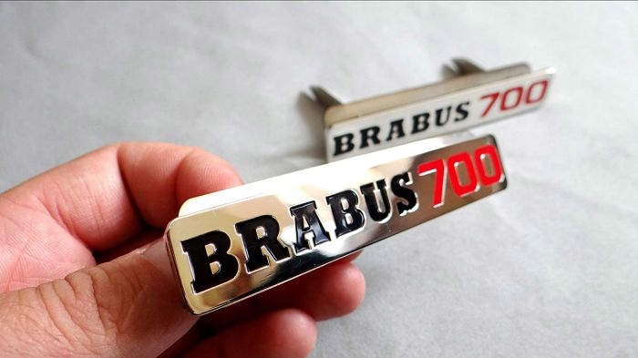 0000 - ЕМБЛЕМА BRABUS 700 МЕТАЛЕВА 2 ШТ.