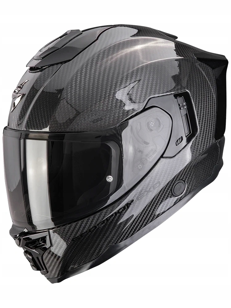 Integrálna motocyklová prilba Scorpion EXO-1500 Carbon Air Solid black M