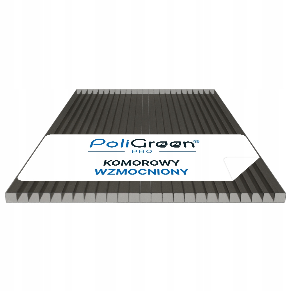 Komorový polykarbonát 4 mm kouřový (šedý) 3000 x 2100 mm ProBrand Vyztužený silný