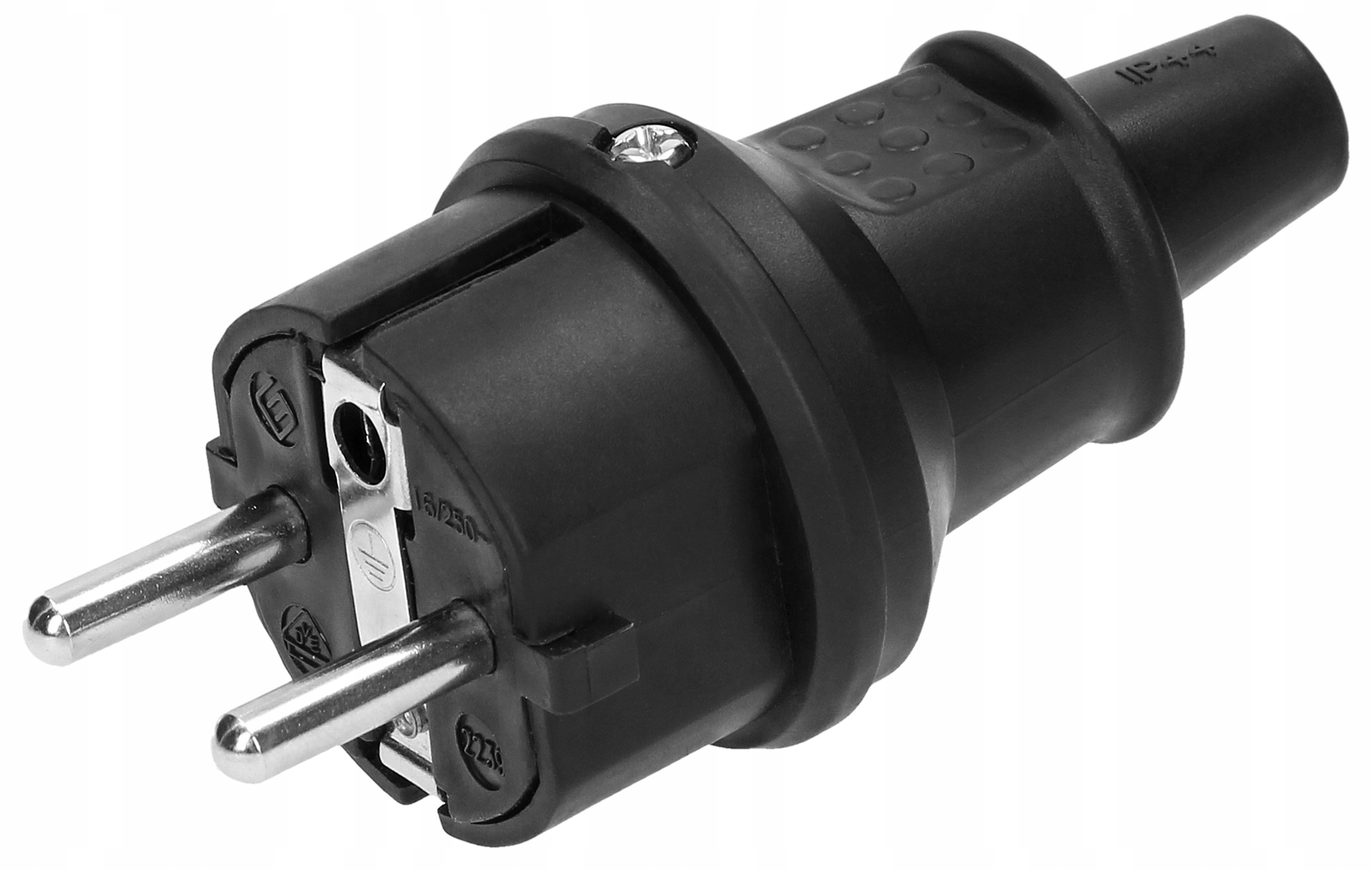 

Wtyczka Gumowa 16A 230V IP44 Hermetyczna UniSchuko