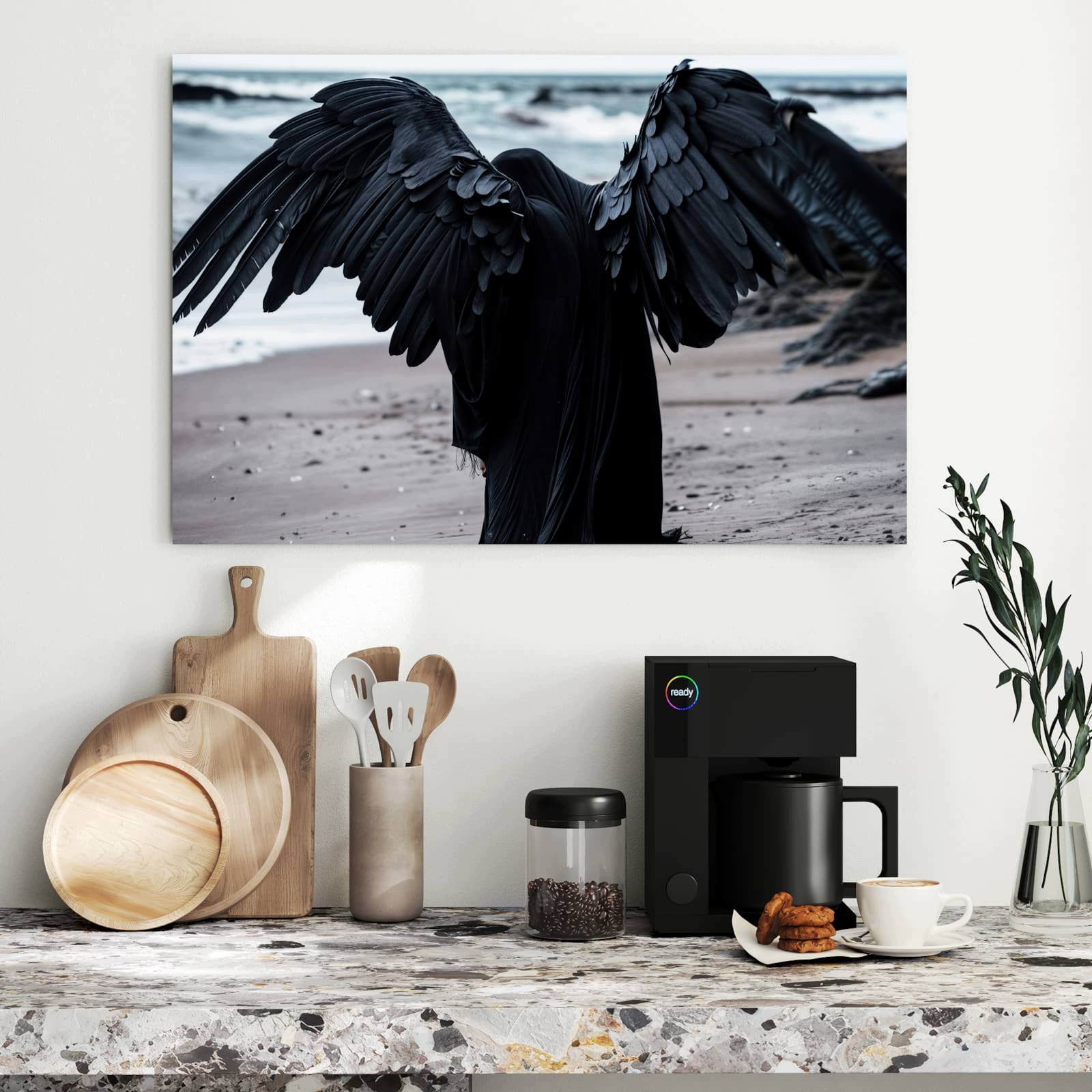 Magnetická tabule Okřídlený Poutník 90 × 60 cm