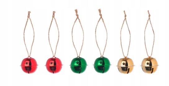 IKEA VINTER Dekoracja wisząca, dzwonek 6 szt.