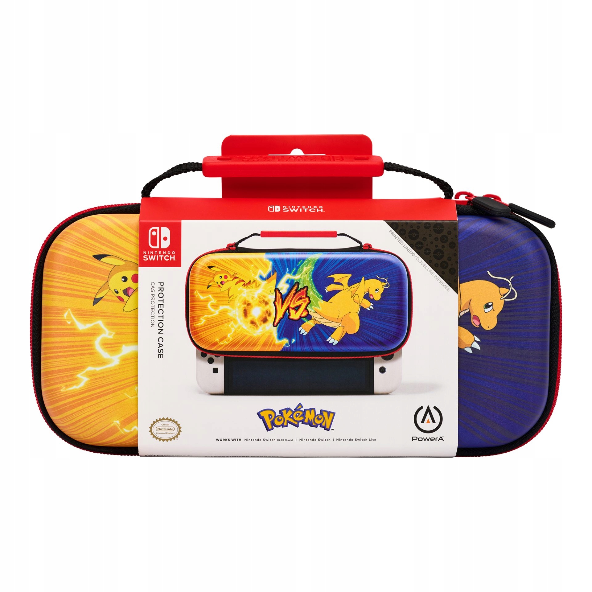 PowerA Switch Lite Oled Etui Pikachu Dragonite