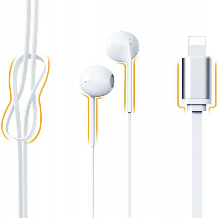 SŁUCHAWKI WBUDOWANY MIKROFON VIDVIE WYJŚCIE LIGHTNING DO IPHONE SUPER BASS EAN (GTIN) 5905923942220