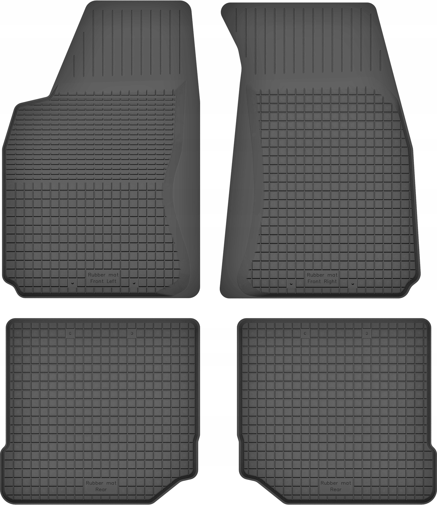 

Dywaniki gumowe wycieraczki do Audi A4 B5 94-01
