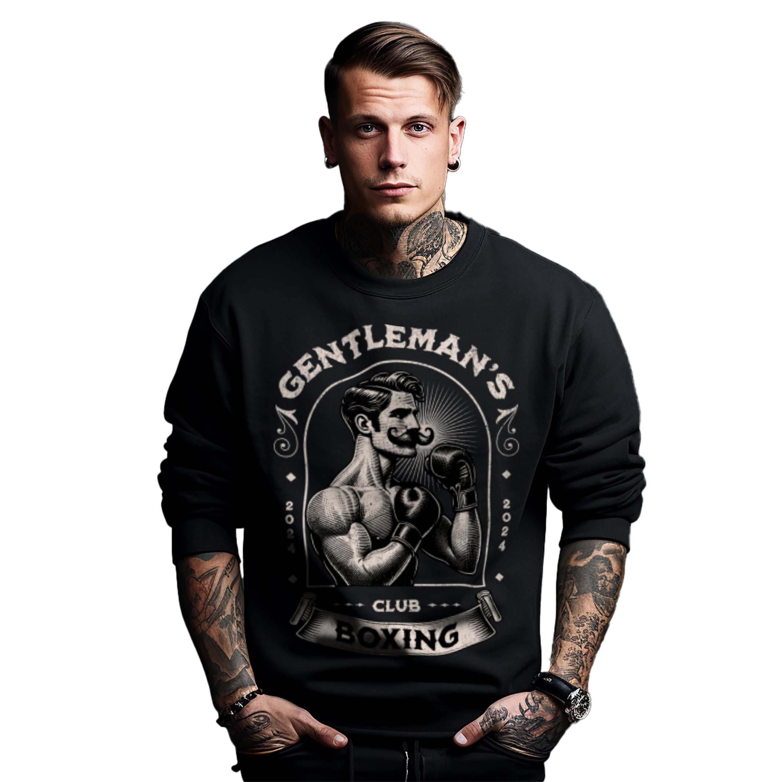 Mikina s potiskem Boxing Club