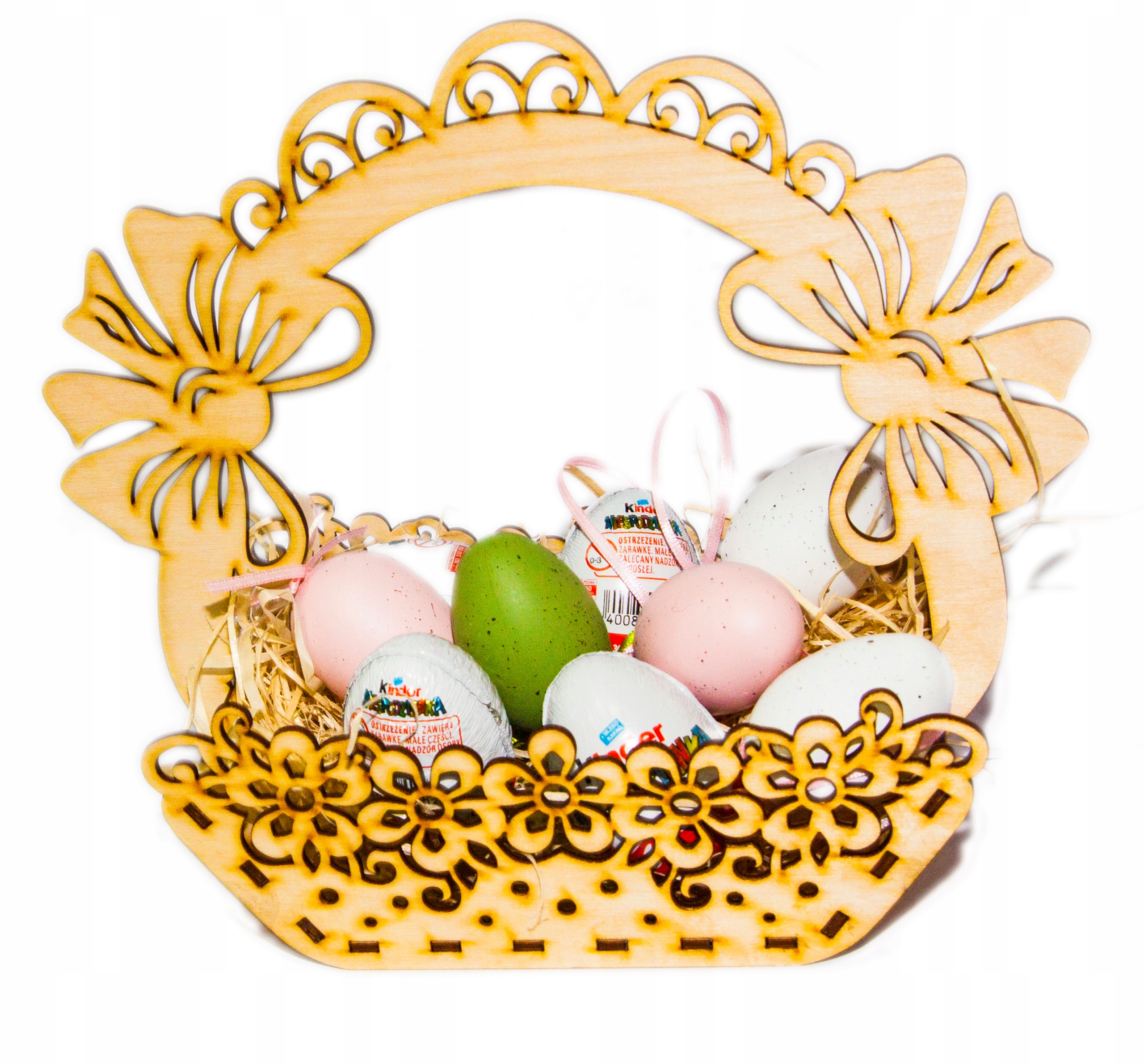 KOSZYK KOSZYCZEK na JAJKA decoupage WIELKANOC drew Marka Inna