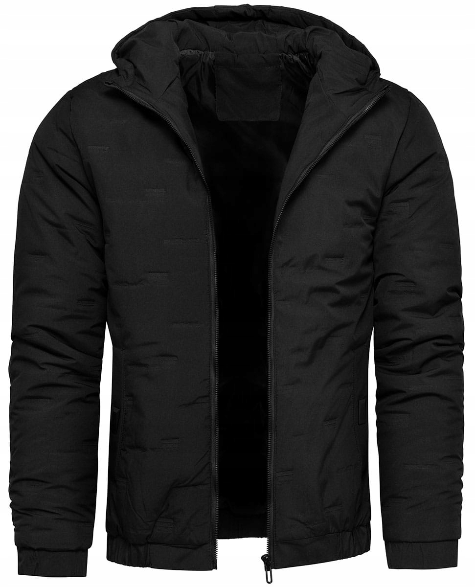 KURTKA MĘSKA PRZEJŚCIOWA Z KAPTUREM - M