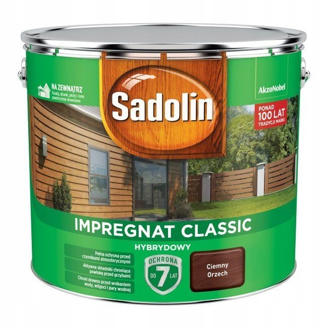 Sadolin Impregnat Hybrydowy Ciemny Orzech 4,5L