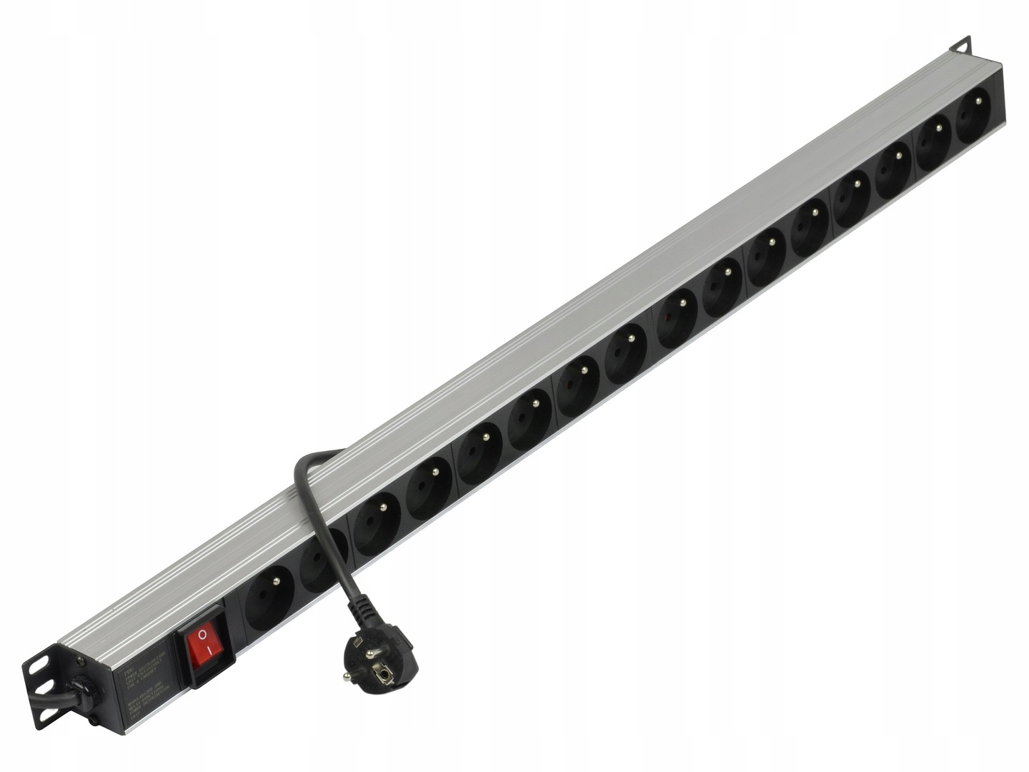 Neku Listwa zasilająca Rack 19'' 16 gniazd pionowa