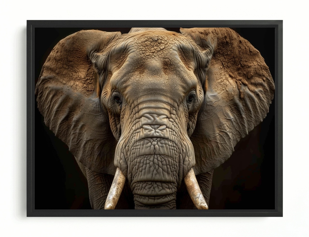 Obraz Rama American Box Zviera Fauna Príroda Fotografia Makro Slon 80x60