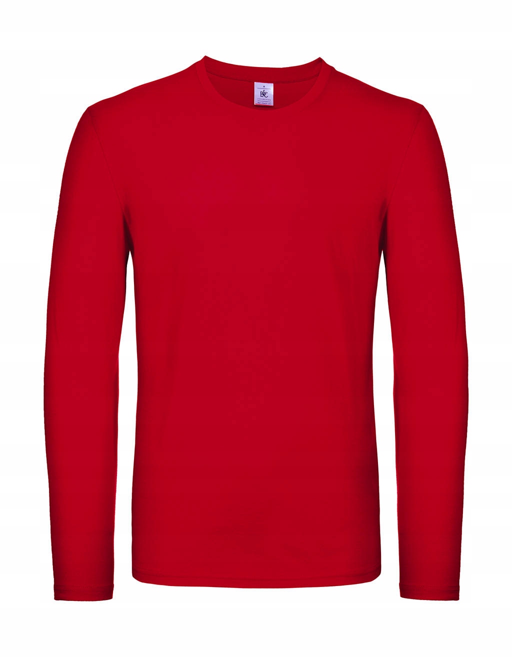 KOSZULKA Z DŁUGIM RĘKAWEM B&C XXL Red