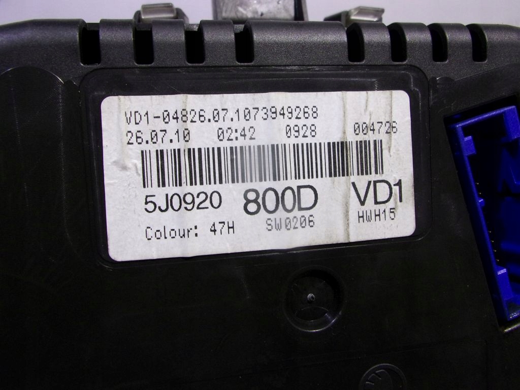 Skoda Fabia II 2 dials dials