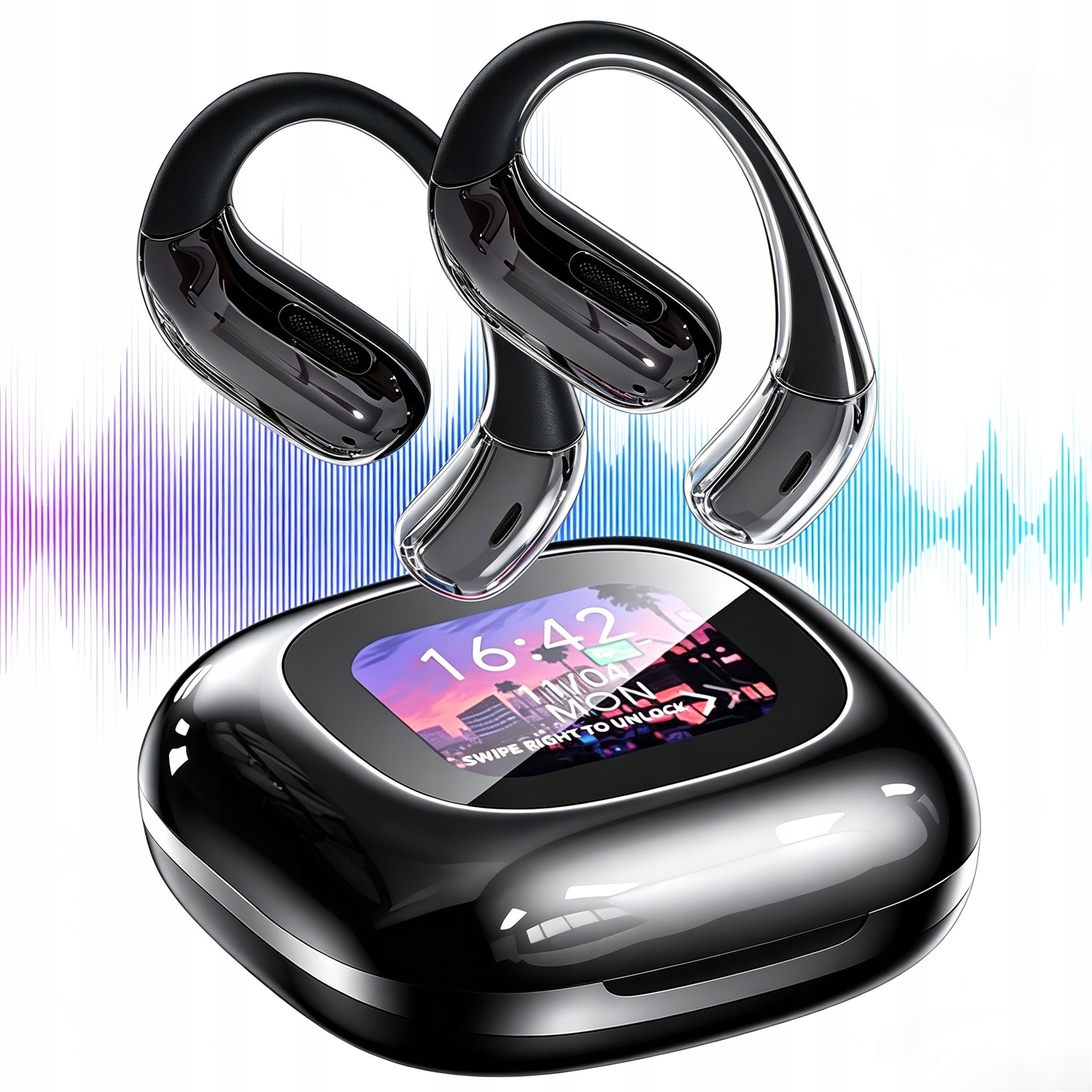 Sluchátka Bluetooth s ai překladačem 139 jazyků Bezdrátová Hudba