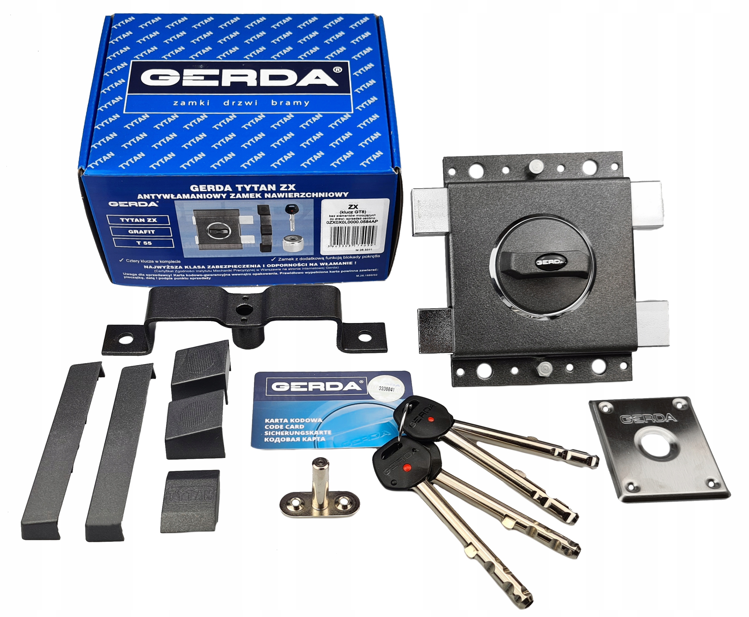 タクタクページ Zamek nawierzchniowy Gerda 101 x 125 mm (5902203174029) • Cena