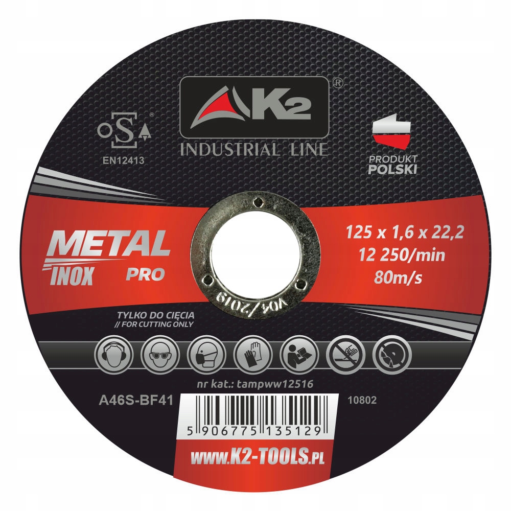 

Tarcza do cięcia metalu Pro 125 x 1,6mm (25 szt.)