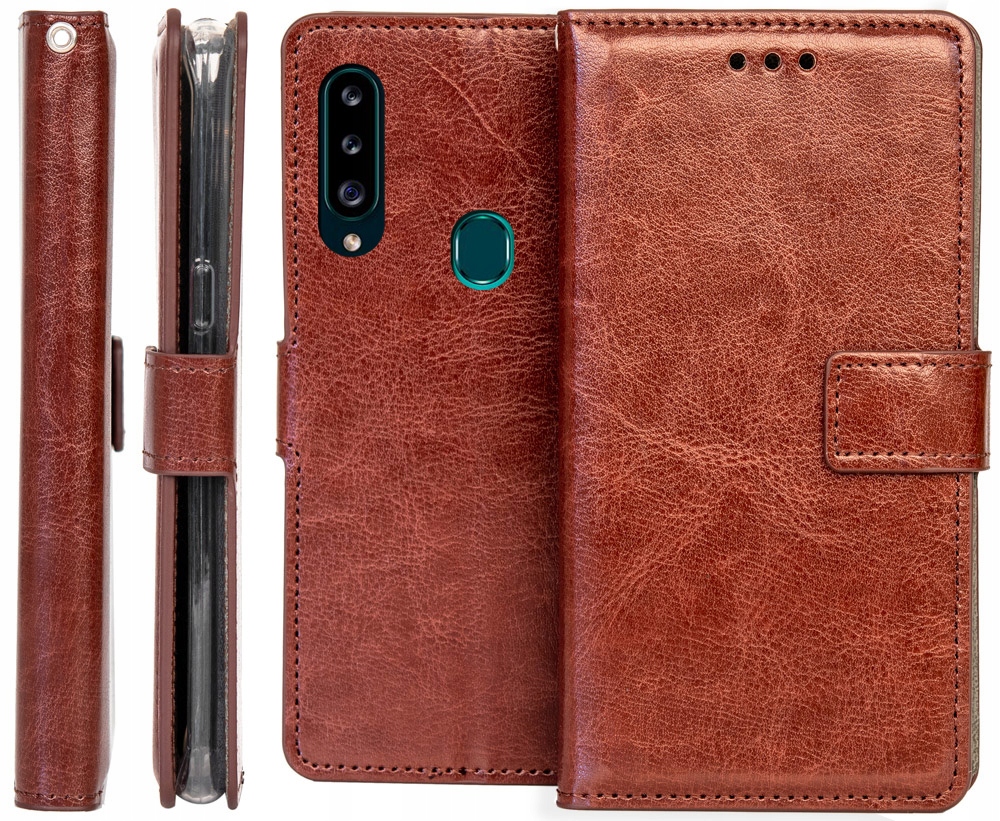 

Etui Portfel Vintage Do Samsung Galaxy A20S Szkło