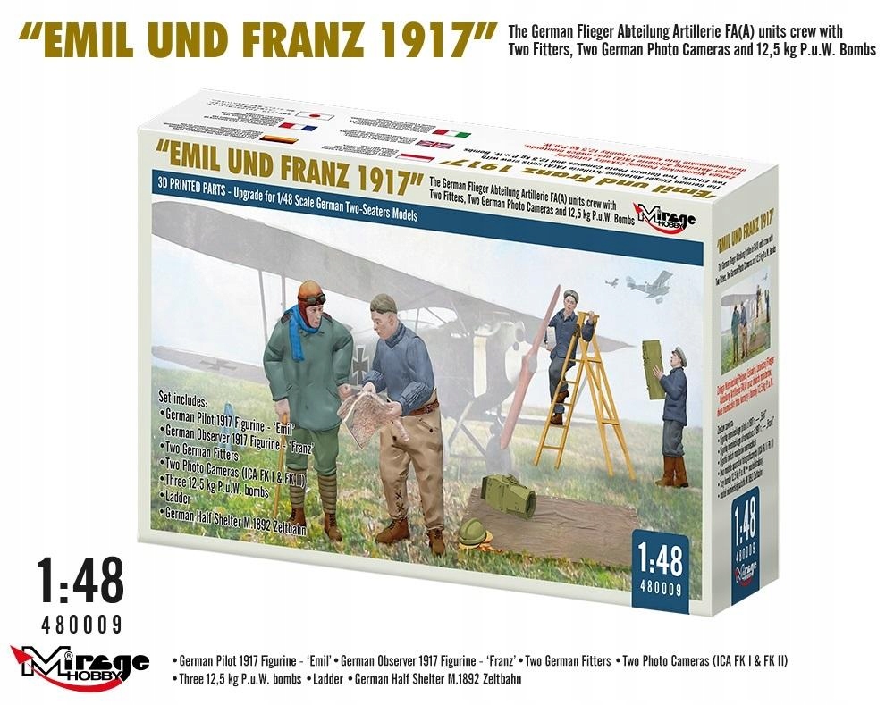 Wwi Posádka jednotek Faa Emil&Franz 1917 1:32