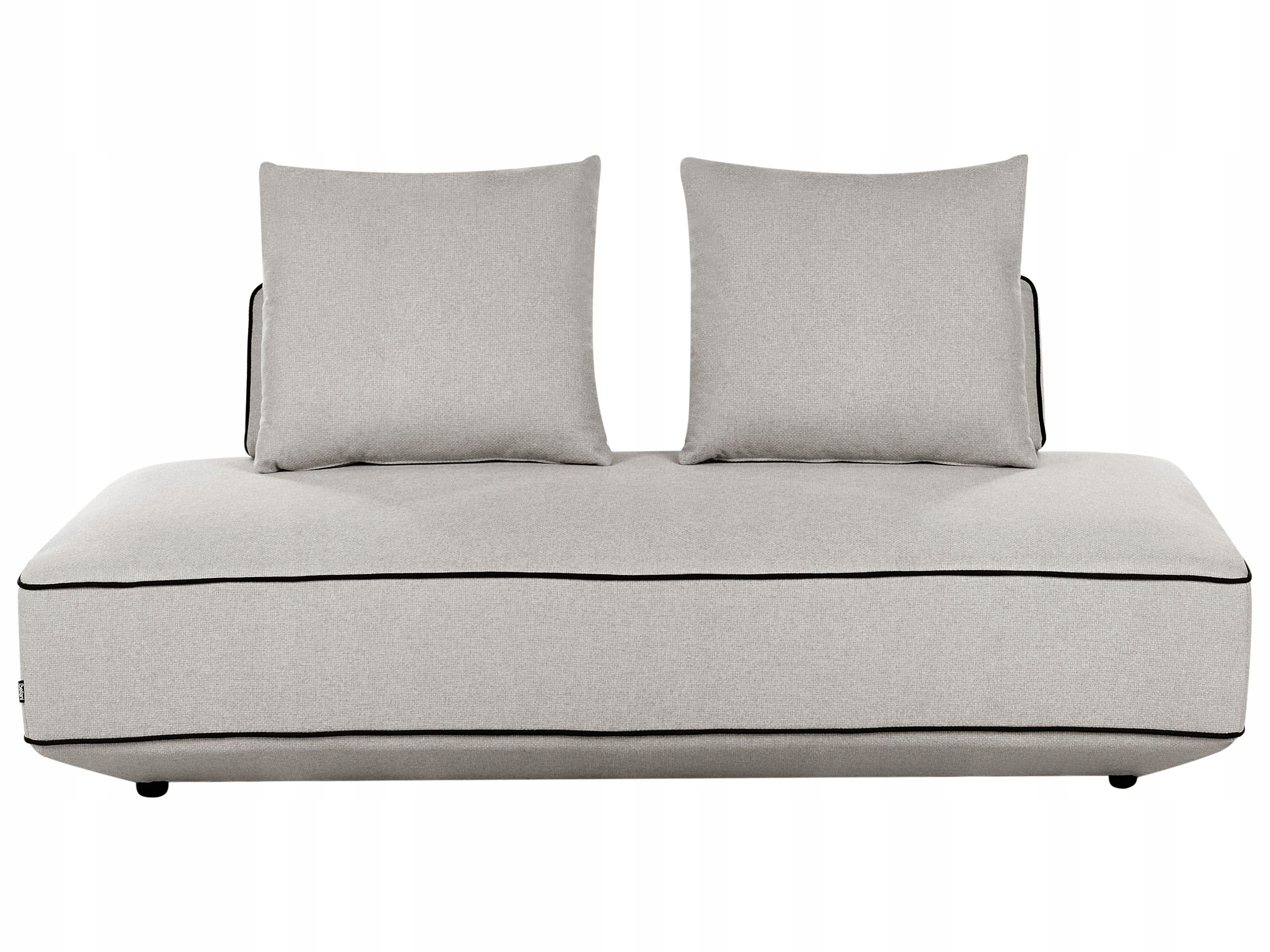 Szezlong leżanka jasnoszara