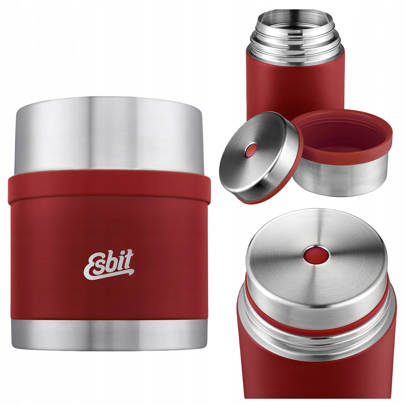 Termos Obiadowy Na Jedzenie Żywność Obiad Esbit Sculptor Food Jug 0,5L Red