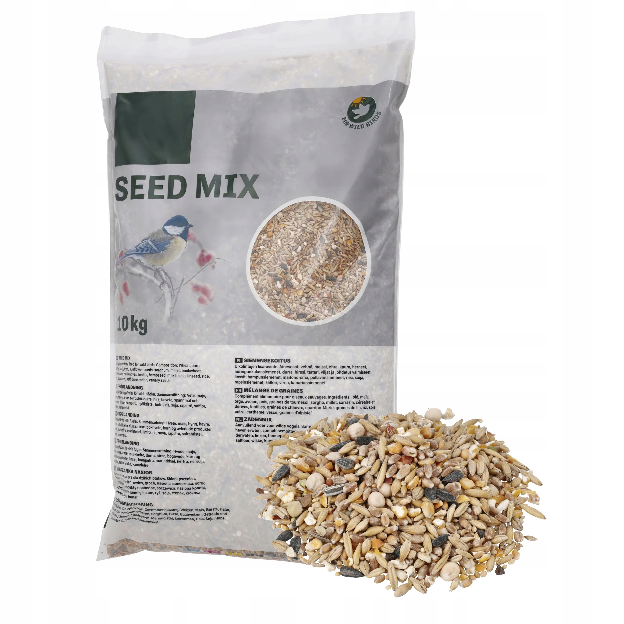 Levně Semena, směs pro ptáky 10 kg