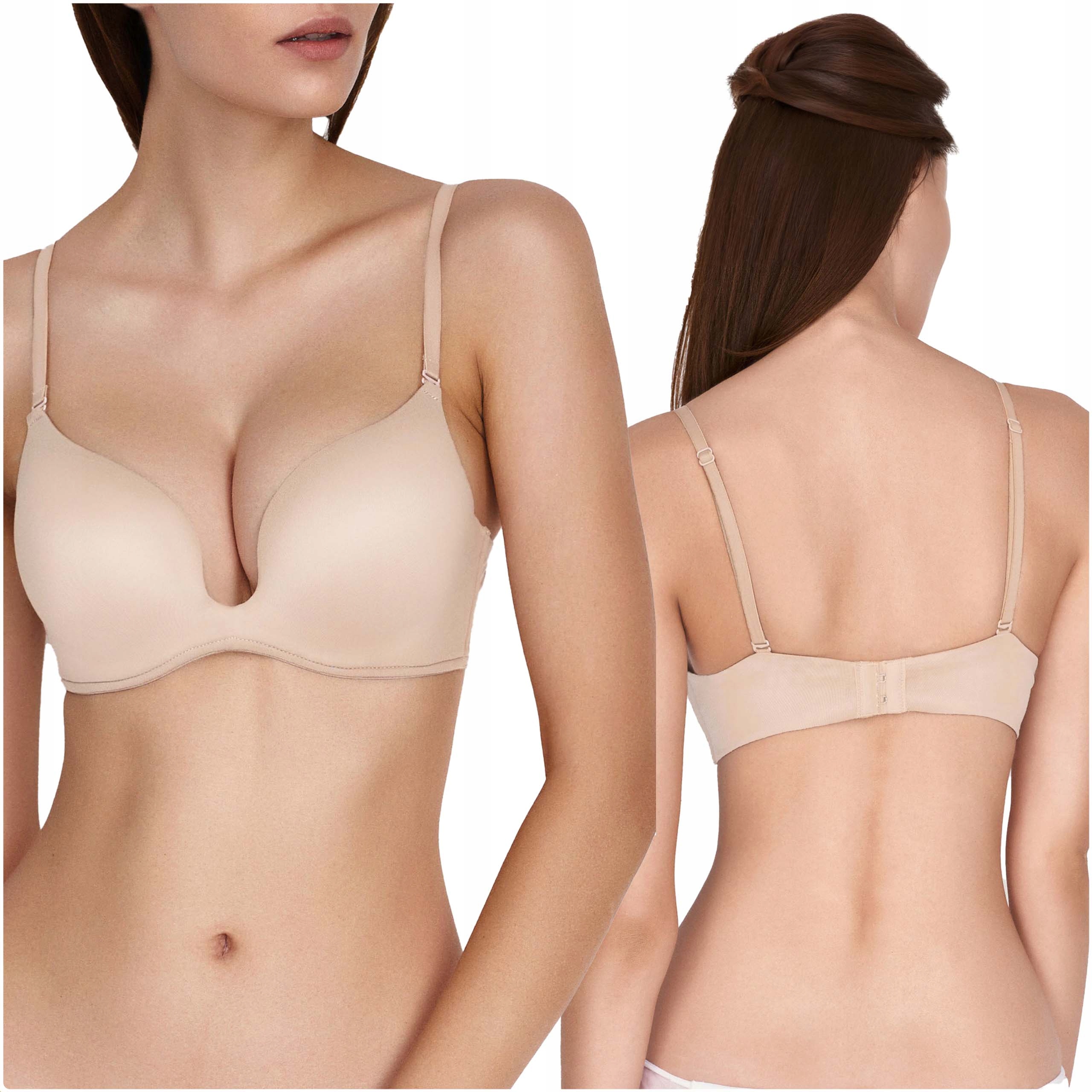 Vyztužená podprsenka pro hluboké výstřihy Julia Poupee Marilyn 70C