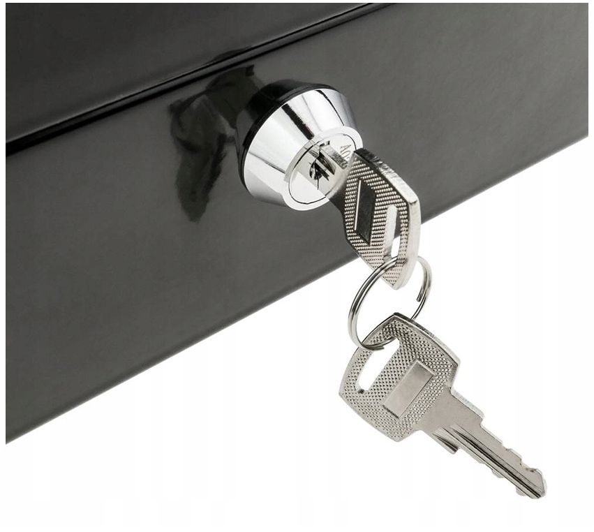 KASETKA METALOWA NA PIENIĄDZE SEJF KLUCZ DOKUMENTY Marka Verk Group