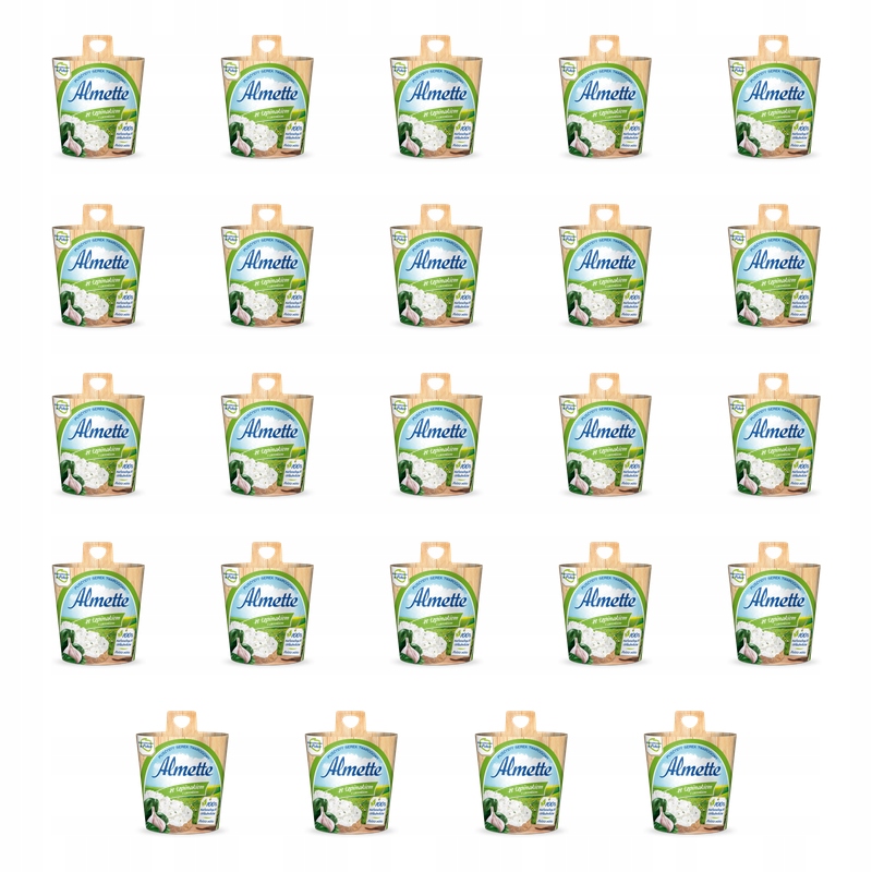 Almette ze szpinakiem i czosnkiem 150 g X24