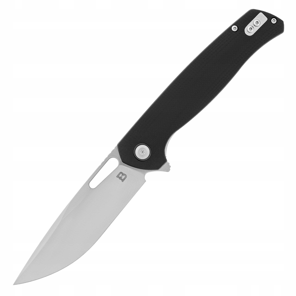 Badger Outdoor D2 Orix černý vojenský skládací kempingový Nůž s klipem