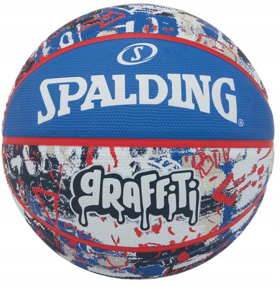 PIŁKA DO KOSZYKÓWKI SPALDING GRAFFITI BALL DO GRY W KOSZA TRENINGOWA r. 7
