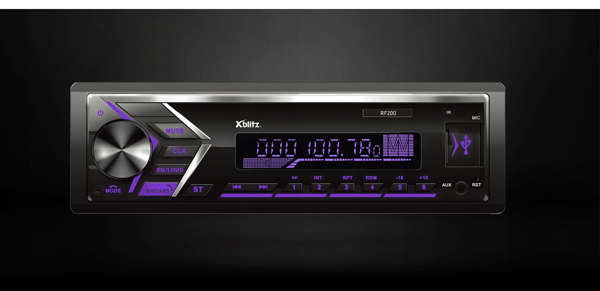 Xblitz RF200 Radio Bluetooth USB RAMKA BMW 3 E46 Model RF200