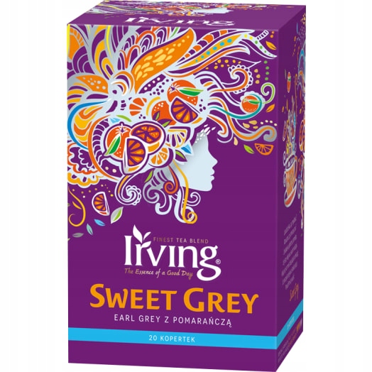 Levně Irving Sweet Grey Čaj černý Earl Grey s pomerančem 20 sáčků