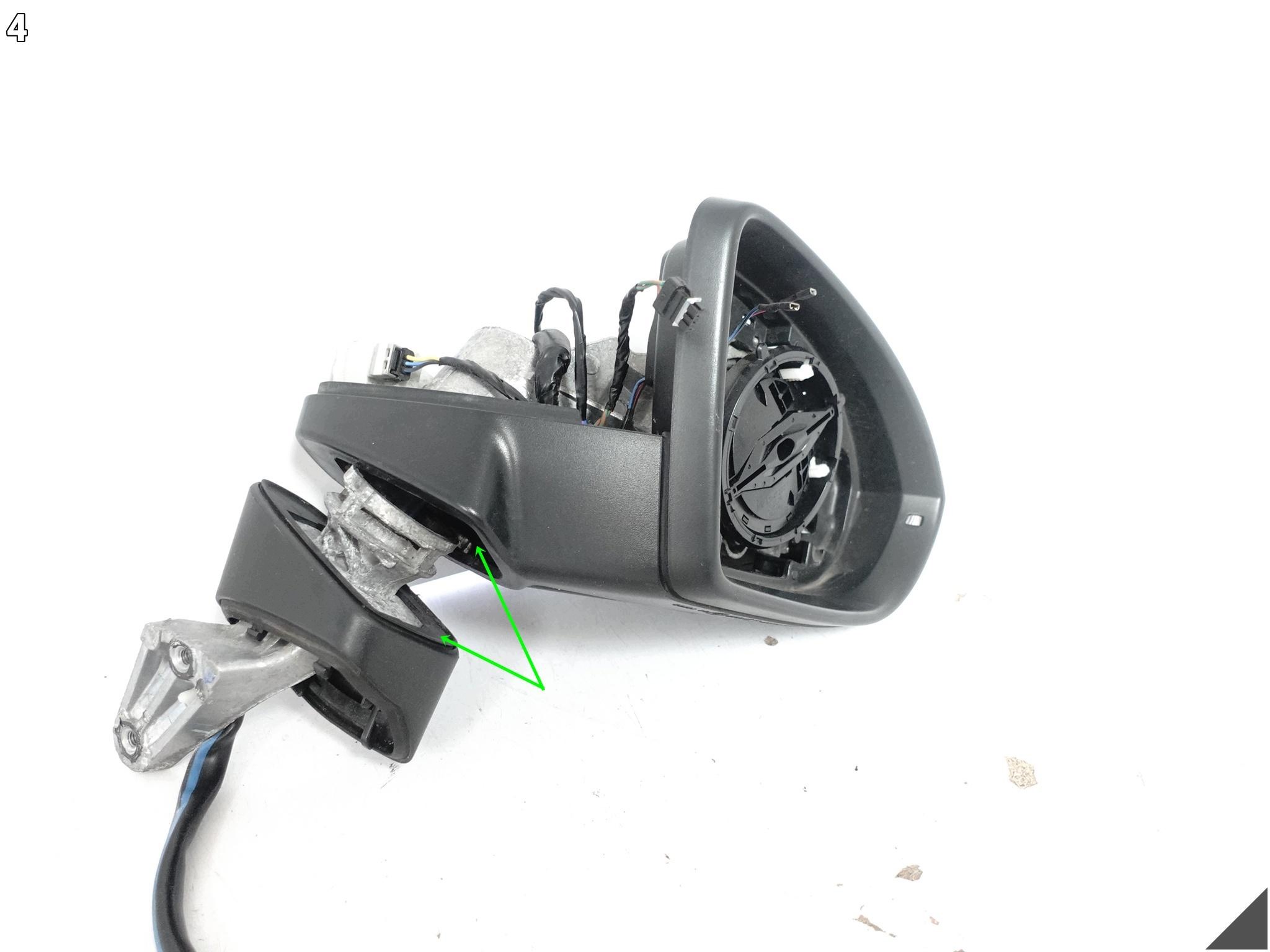 VW TOURAN II 2 5TB 15- mirror right indicator support 13+2=15 PIN EU