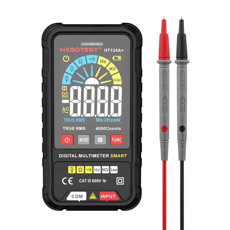 

Habotest Cyfrowy Multimetr Uniwersalny HT124A+