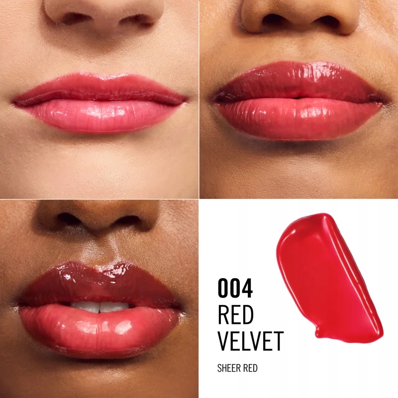 Rimmel Oh My Gloss! Butter Me Up hydratační balzám na rty odstín 004 Red Ve