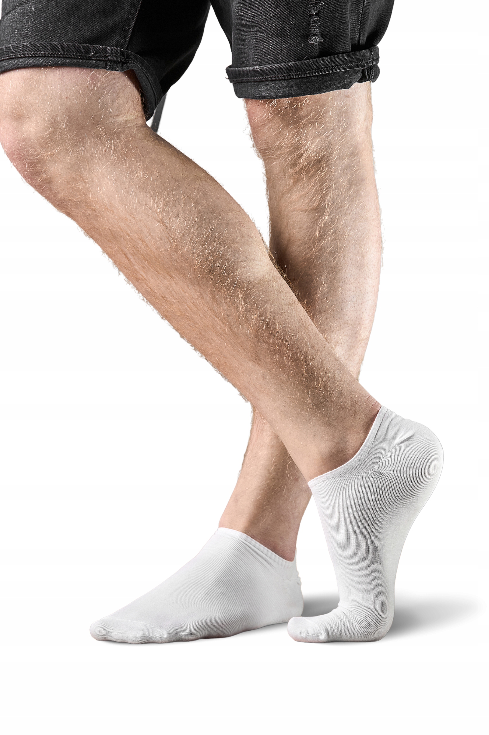 

Białe Skarpetki Z Bawełny Brodrene Stopki r. 44-46