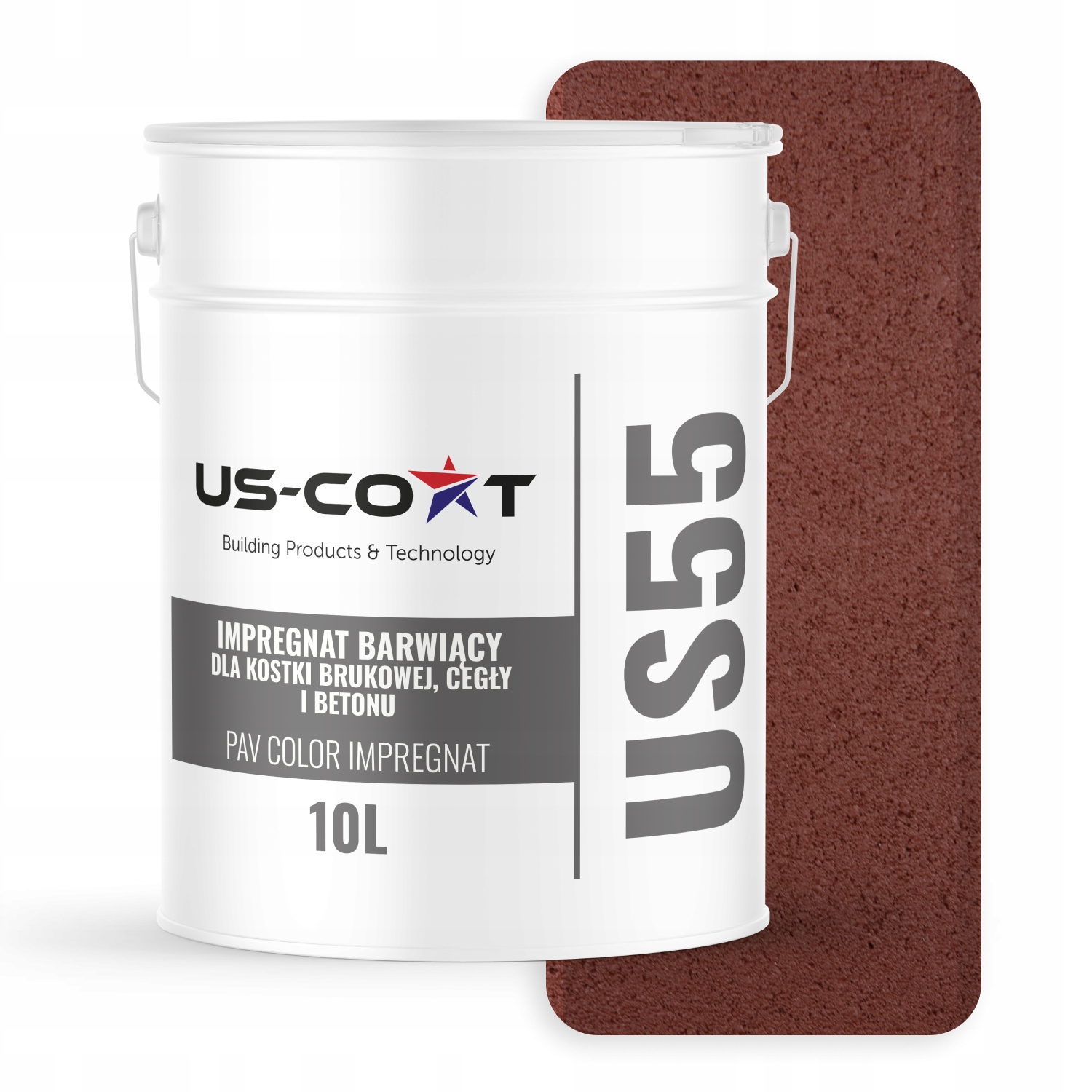 Barvící Impregnát Pro Dlažební Kostky Z Cihel Betonu, Barva Třešňová 3009 10 L